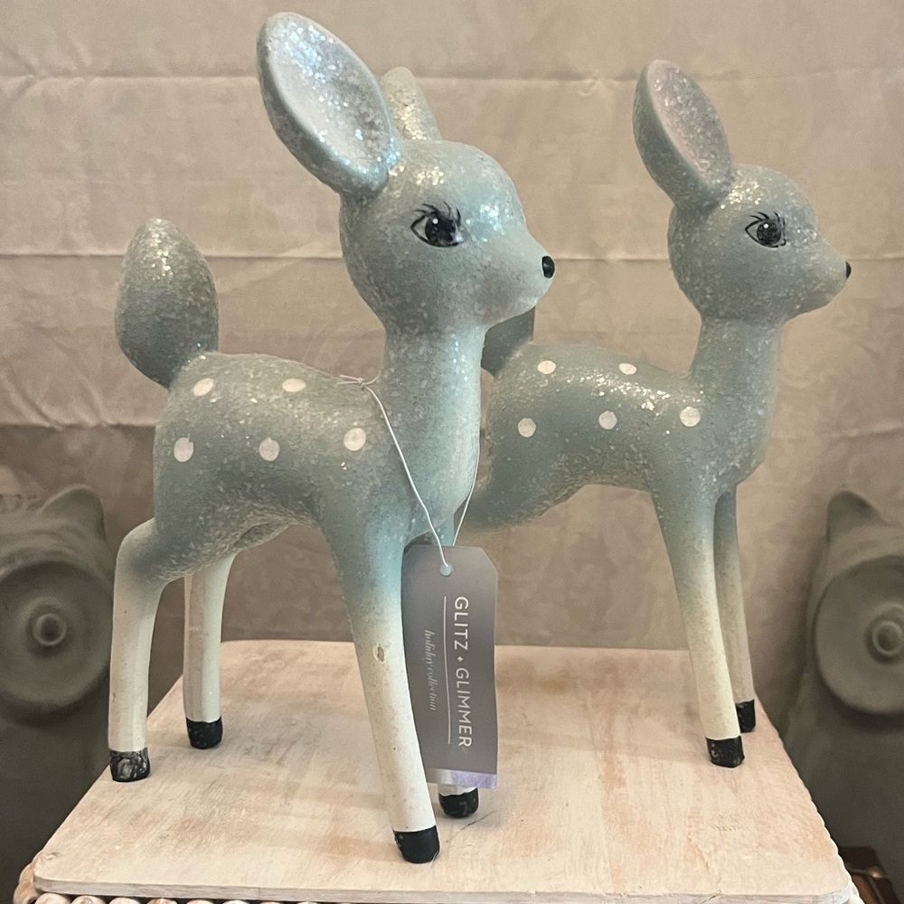 ⚡️Glitz + Glimmer Deer Decor